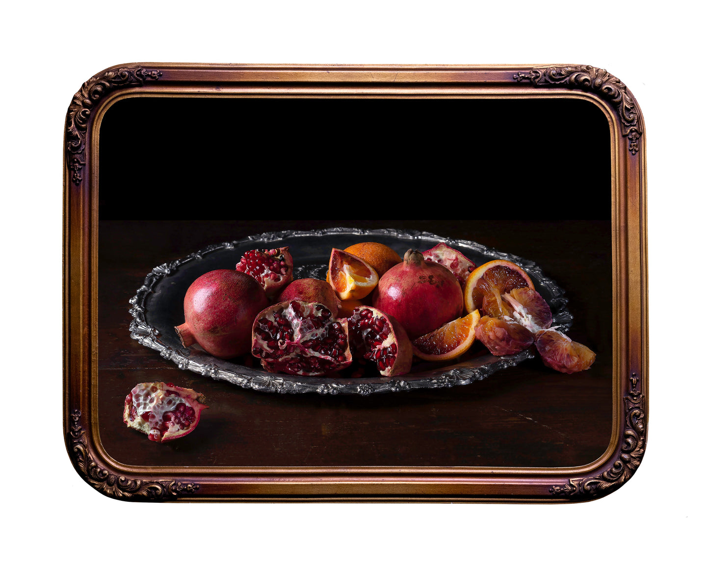 'Blōd' in Antique Frame