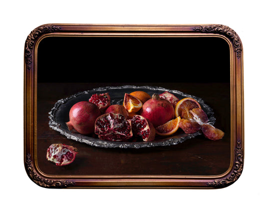 'Blōd' in Antique Frame