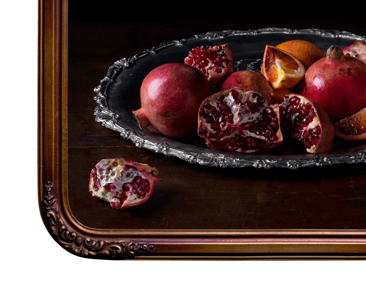 'Blōd' in Antique Frame