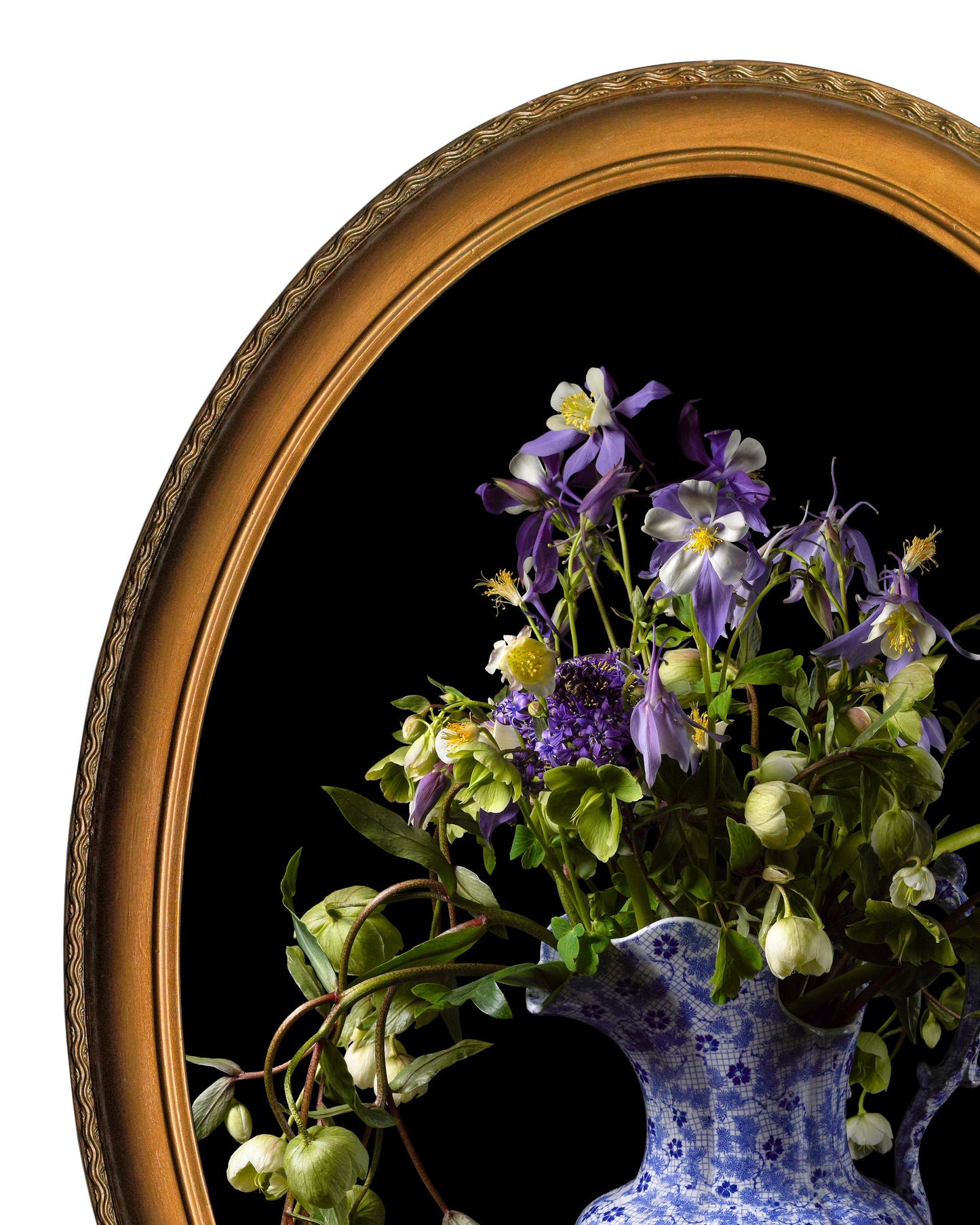 'Blōstm' in Antique Frame