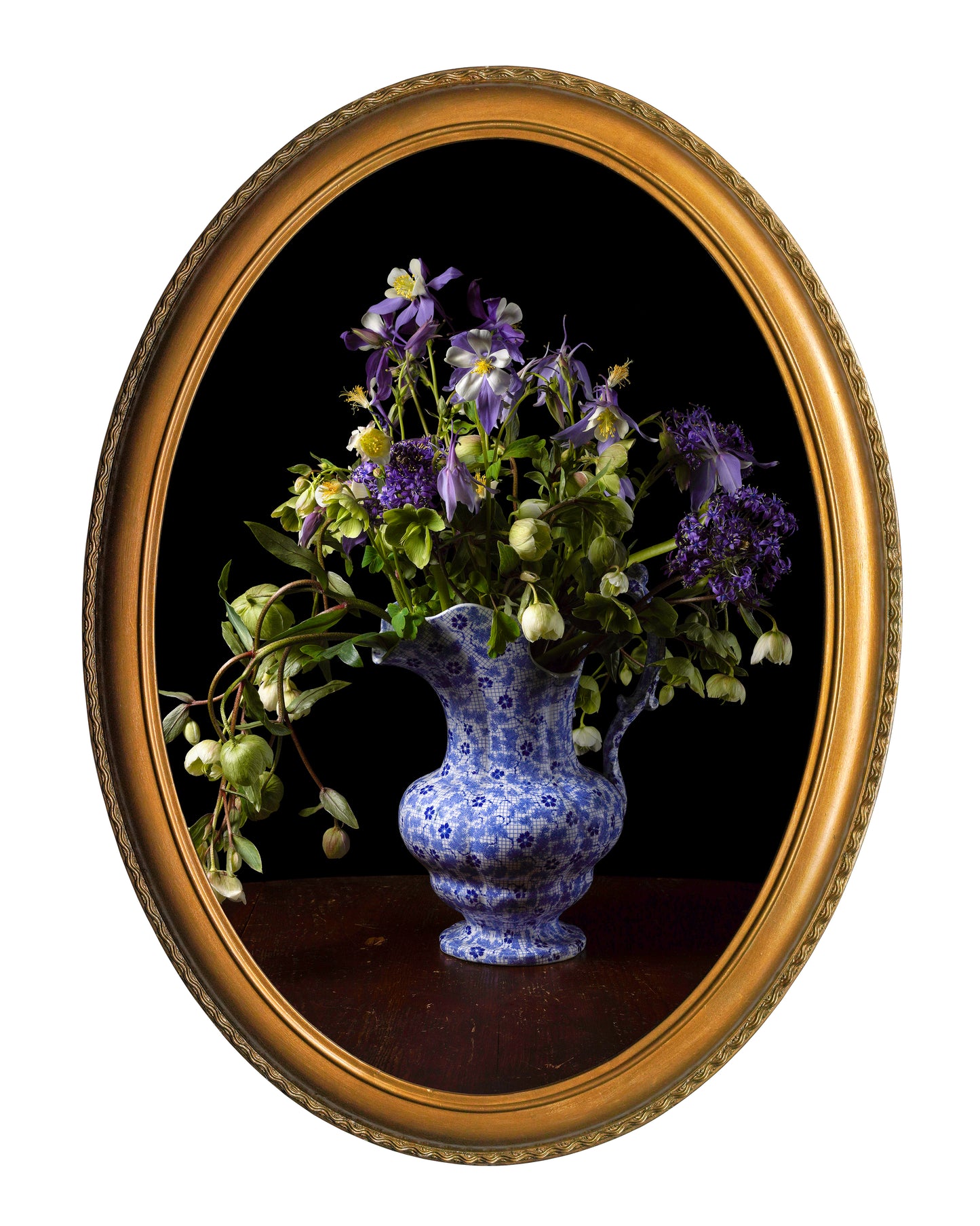 'Blōstm' in Antique Frame