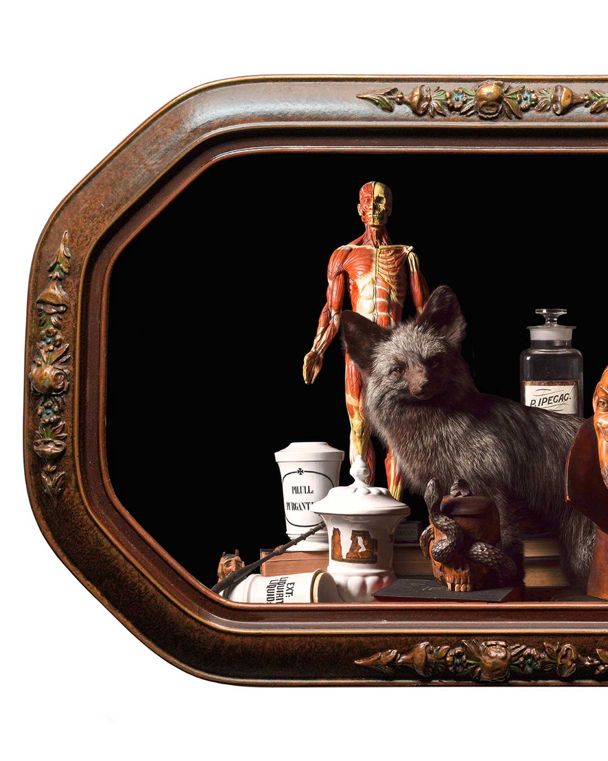 Apotheca - Restored Victorian Frame, One of a Kind