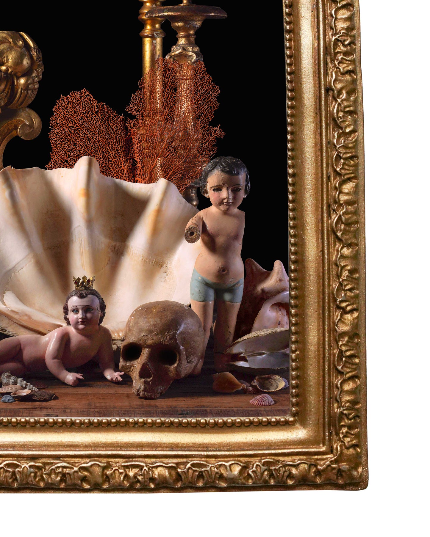 Aqua Sacra - Baroque Inspired Frame Print